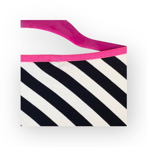 Joseph Ribkoff ✈︎ Nautical Inspired Striped Top Blouse ✈︎ Neon Pink Detail ✈︎ 6 - Picture 12 of 17